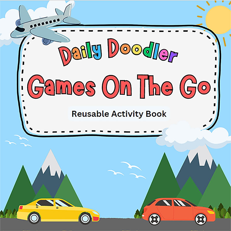 The Pencil Grip Daily Doodler Reusable Coloring Book, 12 Pages (TPG845)
