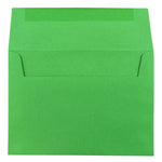 JAM Paper A8 Booklet Envelope 5 1/2" x 8 1/8", Green, 100/Pack (95625d)