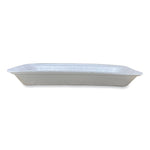 GEN Meat Trays, #4D, 9.47 x 7.12 x 1.32, White, 500/Carton