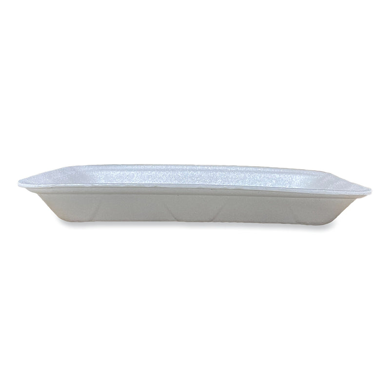 GEN Meat Trays, #4D, 9.47 x 7.12 x 1.32, White, 500/Carton