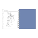 Planning Calendar BS Lindley Frosted PP 8x10 RY26 Monthly Safety Wirebound -