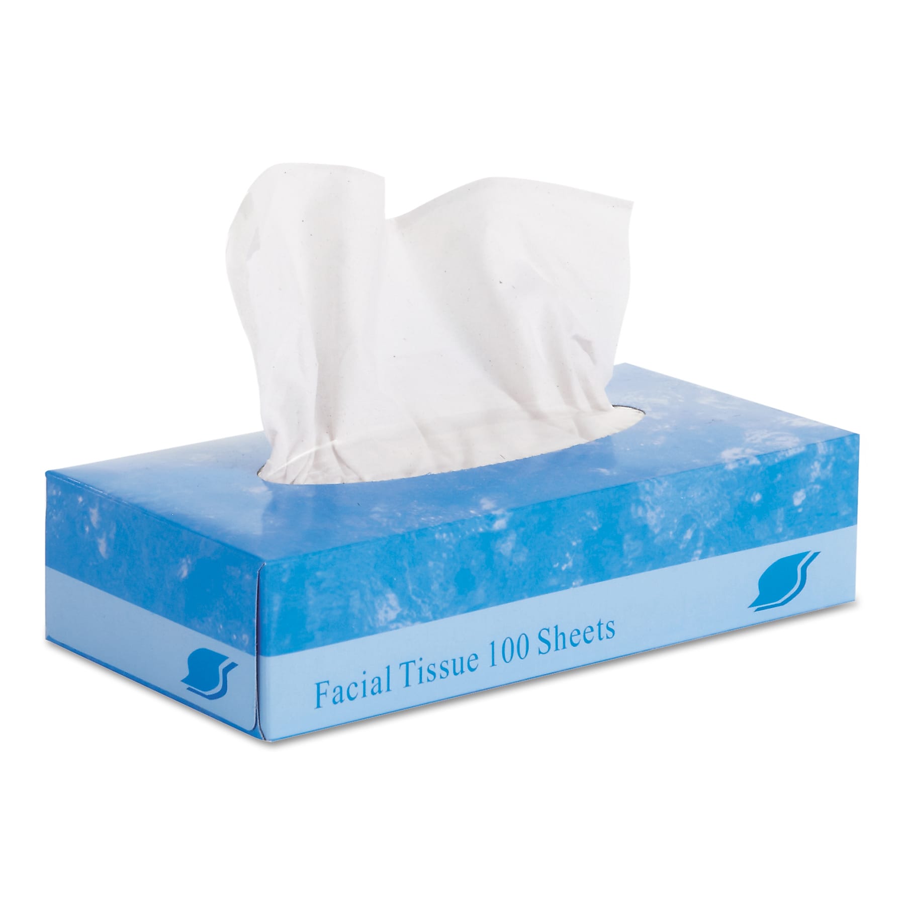 Gen Facial Tissue, 2-Ply, White, Flat Box, 100 Sheets/Box, 30 Boxes/Carton (GEN6501)