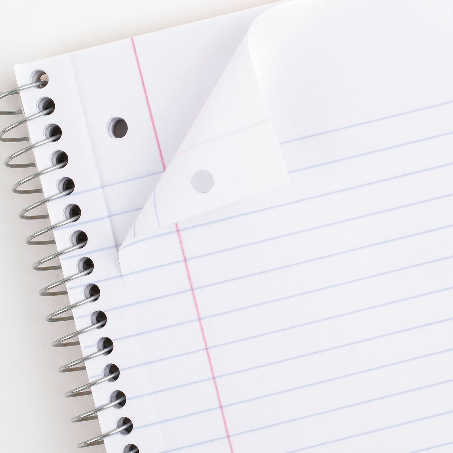 Mead 1-Subject Notebooks, 8" x 10.5", Wide Ruled, 70 Sheets, Assorted Colors (05510)