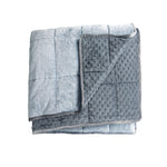 Bouncyband Sensory Weighted Dual Texture Shoulder Wrap for Kids, 40" x 12", Gray (BBALPWR5GY)