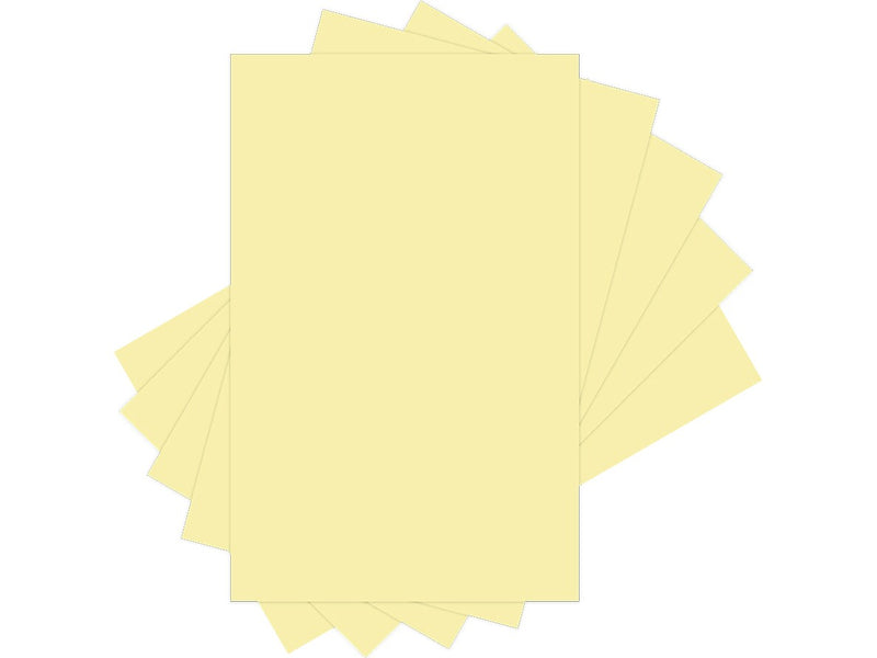 Lettermark Colors 30% Recycled 11" x 17" Colored Paper, 20 lbs., Canary, 500 Sheets/Ream (94293RM)