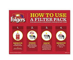 Folgers Coffee Filter Packs, Regular, 1.05 oz Filter Pack, 40/Ct