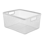 mDesign Steel Organizer, Matte White (25970)