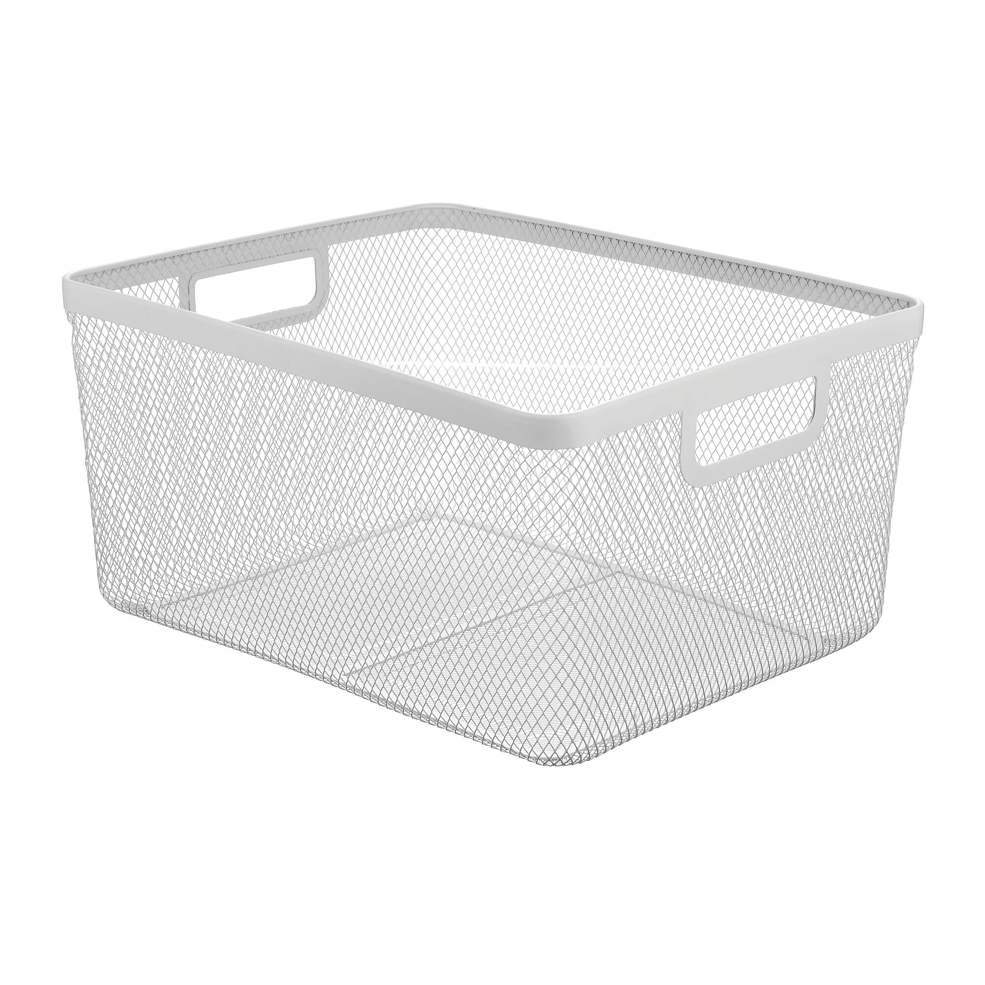 mDesign Steel Organizer, Matte White (25970)