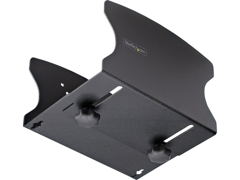 StarTech Adjustable PC Wall Mount Bracket, Up to 40 lbs. Computers, Black (2NS-CPU-WALL-MOUNT)