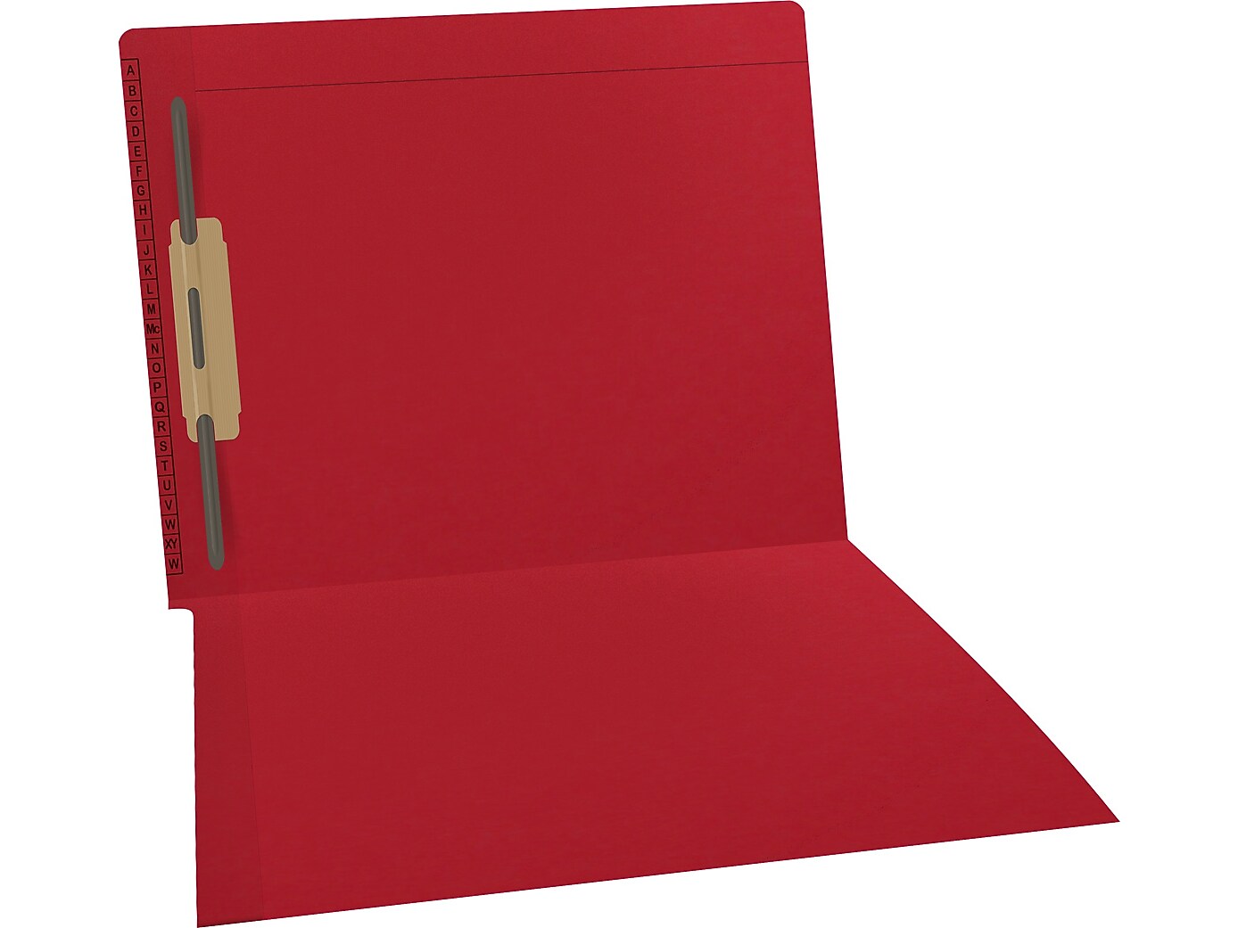 Medical Arts Press Reinforced Classification Folder, 1 3/8" Expansion, Letter Size, Red, 50/Box (F1170-RED-1)