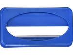 Alpine Industries Polypropylene Recycling Bin, 23 Gallon, Blue, 2/Pack (ALP477-R-BLU-PKG1-2)
