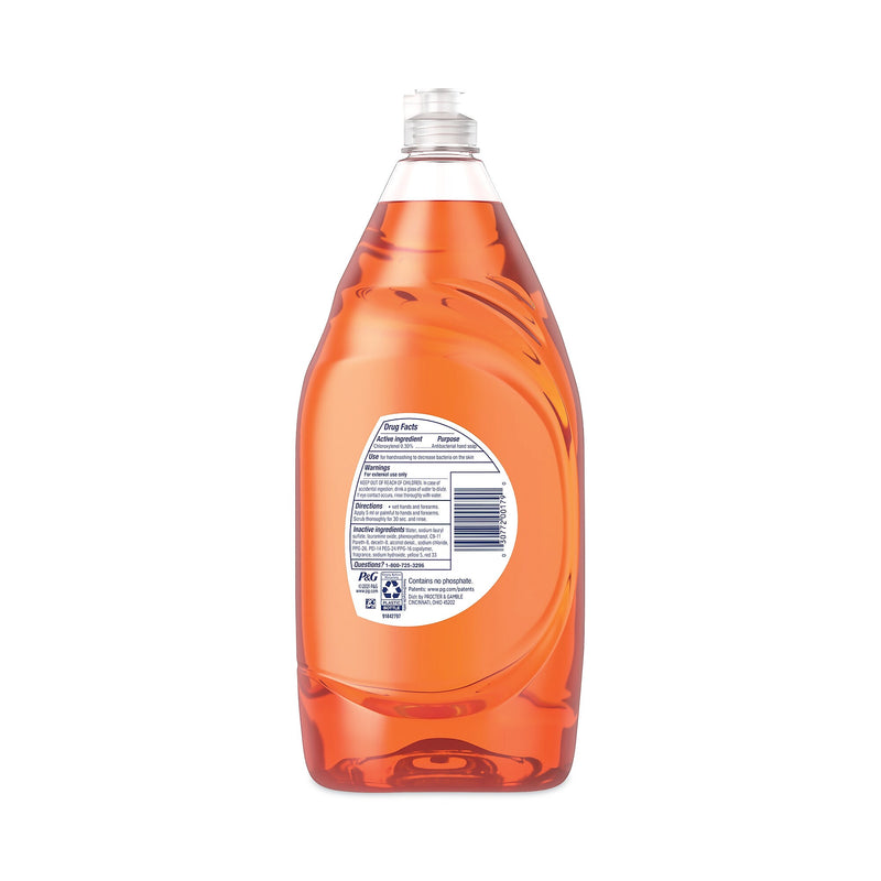 Dawn Ultra Antibacterial Dishwashing Liquid, Orange Scent, 38 oz Bottle, 8/Carton (PGC01659)