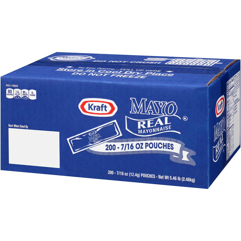 Kraft Mayonnaise, 0.44 oz., 200/Box (220-01118)