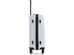 DUKAP Adly 24" Hardside Suitcase, 4-Wheeled Spinner, TSA Checkpoint Friendly, White (DKADL00M-WHI)