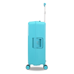 TUCCI 28" Hardside Spinner Luggage Set, TSA Checkpoint Friendly, Teal (T0617-28in-TEAL)