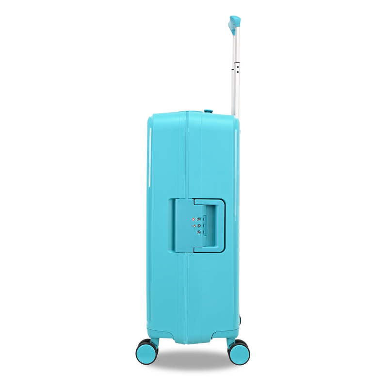 TUCCI 28" Hardside Spinner Luggage Set, TSA Checkpoint Friendly, Teal (T0617-28in-TEAL)