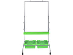 Luxor Steel Mobile Dry-Erase Whiteboard, 40" x 30" (MB3040WBIN)
