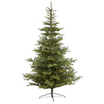 Nearly Natural 9-ft Layered Washington Spruce Artificial Christmas Tree with 750 Clear LED Lights (T1885)