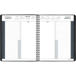 2026 AT-A-GLANCE 8.5" x 11" Daily Appointment Book, Faux Leather Cover, Black (70-214-05-26)