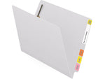 Medical Arts Press Reinforced End Tab File Folder, Straight Cut, Letter-Size, White, 250/Carton (S-01602-WHT-B)