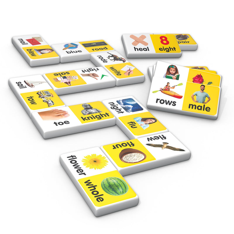 Junior Learning Homophone Match & Learn Dominoes, 2/Bundle (JRL667-2)