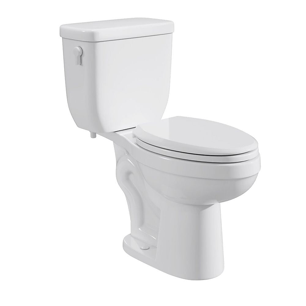 PROFLO Jerritt 1.6 gal. Dual Flush Toilet, White, 2/Kit (PFADC412WH)