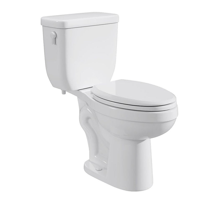 PROFLO Jerritt 1.6 gal. Dual Flush Toilet, White, 2/Kit (PFADC412WH)