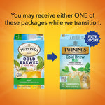Twinings Iced Cold Brewed Mint Green Tea Bags, 20/Box (F07413)