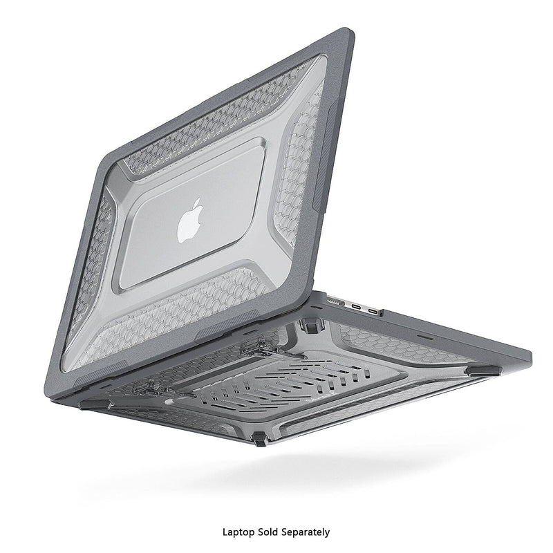 SaharaCase Raider Ultra-Duty Series 15" Laptop Case with Stand, Shock Absorbing, Storm Gray (LT00069)
