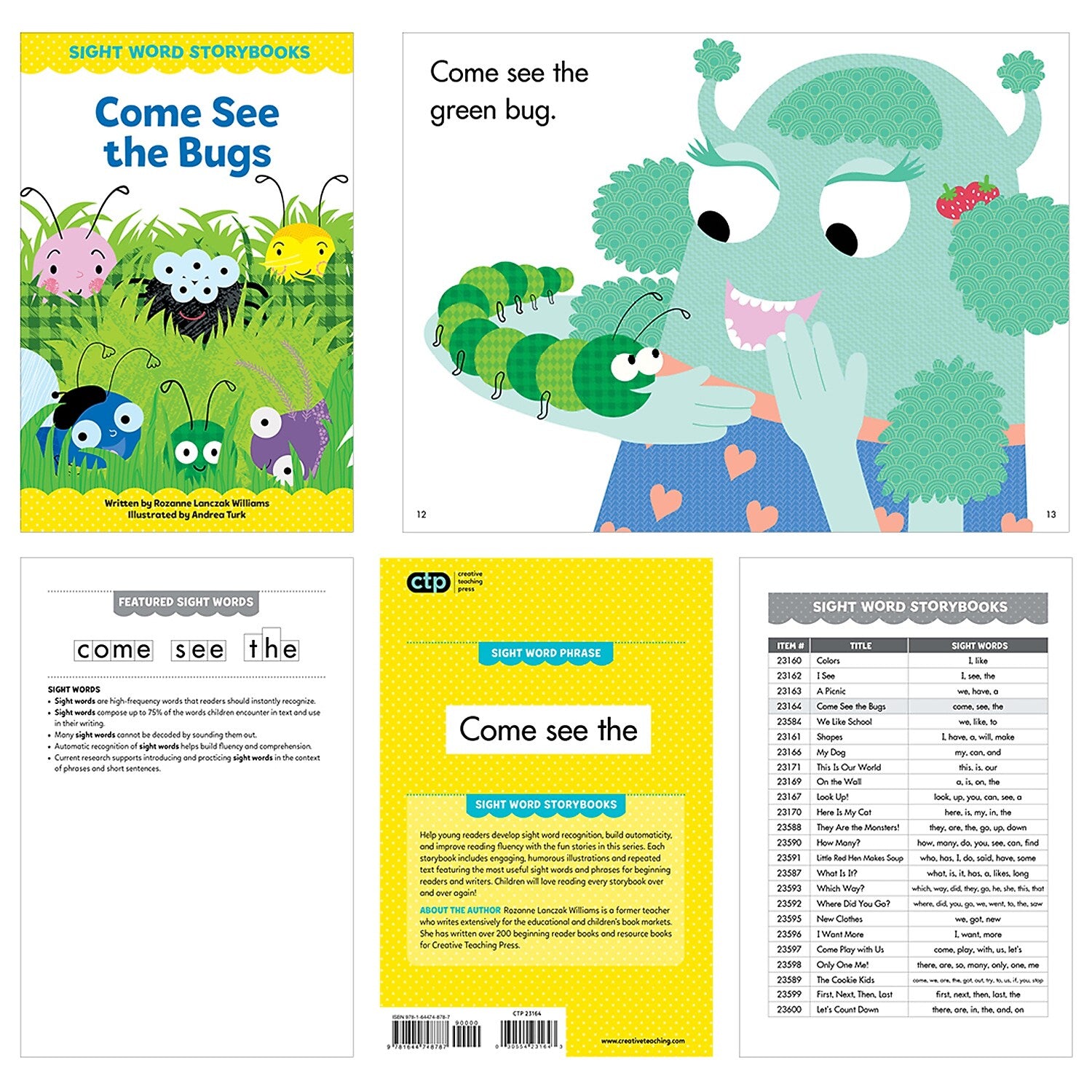 Creative Teaching Sight Word Storybooks Picture Book Set 1, 6 Books/Set