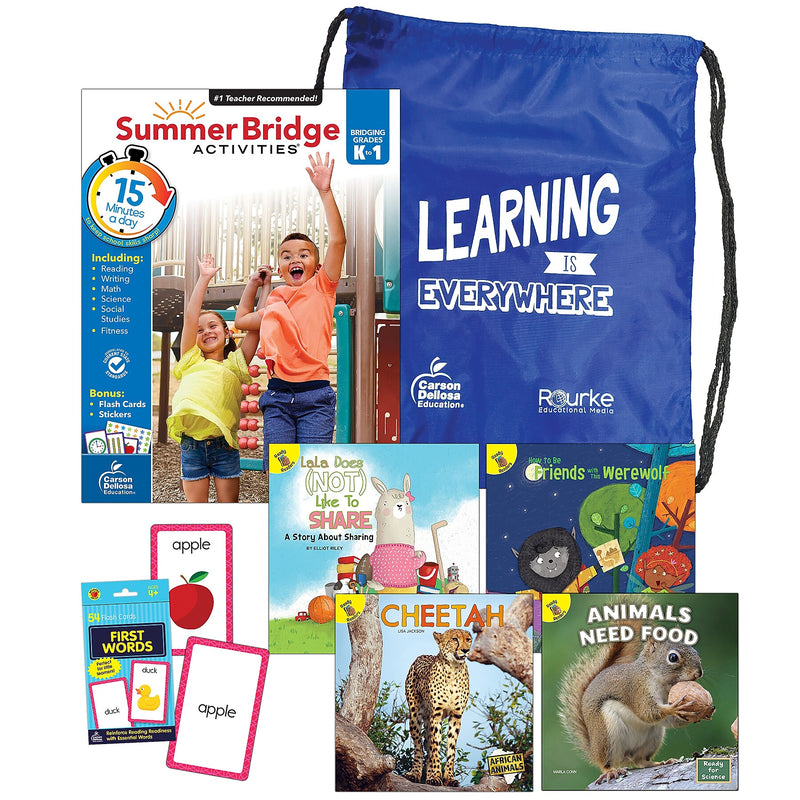 Summer Bridge Activities Summer Bridge Essentials Backpack, Grade K-1 Workbook, 8/Set (CD-745382B)