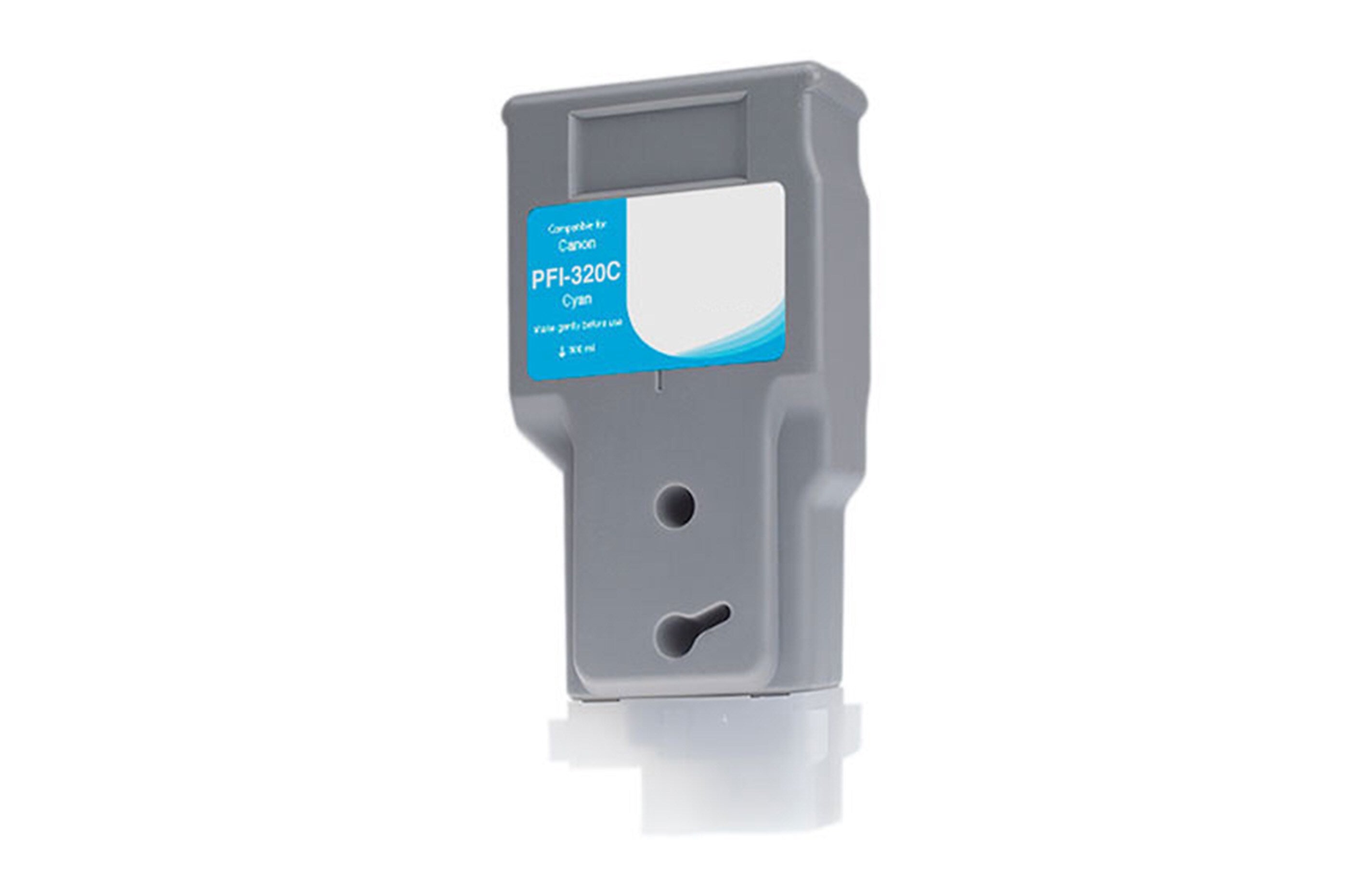 CIG Compatible Cyan Standard Yield Wide Format Inkjet Cartridge Replacement for Canon PFI-320 (WCPFI320C)