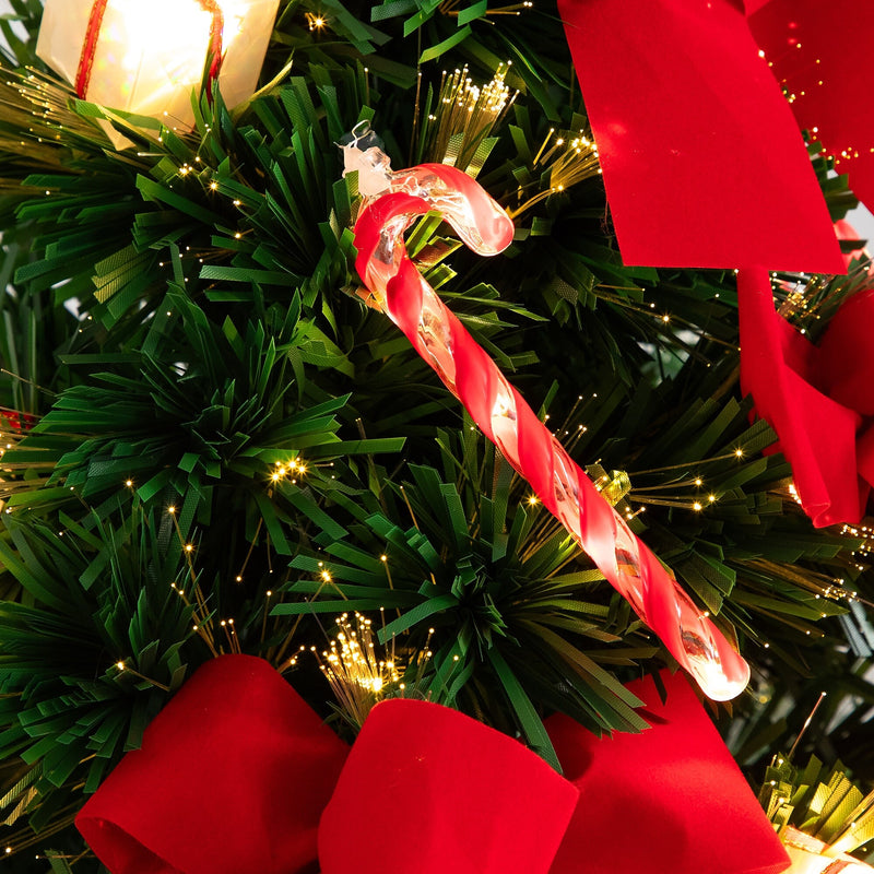 Nearly Natural 24-in Pre-Lit Fiber Optic Classic Star Topped Artificial Christmas Tree with Decorative Planter (T4751)