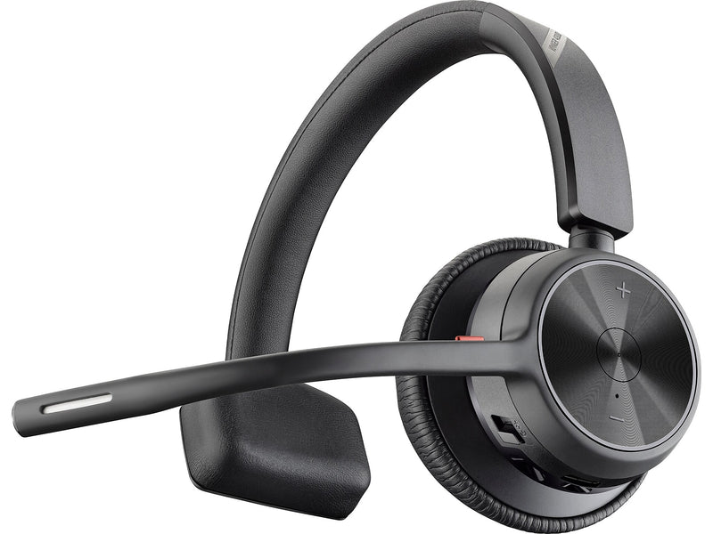 Poly Voyager 4300 UC Series USB-A Bluetooth Mono Phone & Computer Headset, Unified Communications Certified (76U48AA)