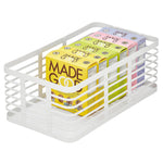 mDesign Steel Organizer, Matte White (25939)