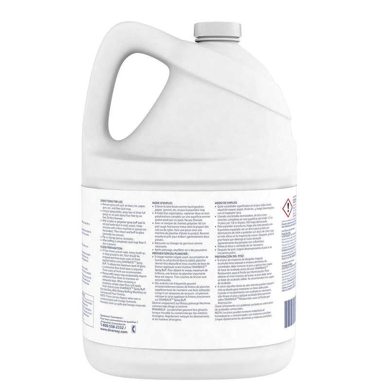 Diversey Snapback Finish, 128 Oz., 4/Carton (904116)