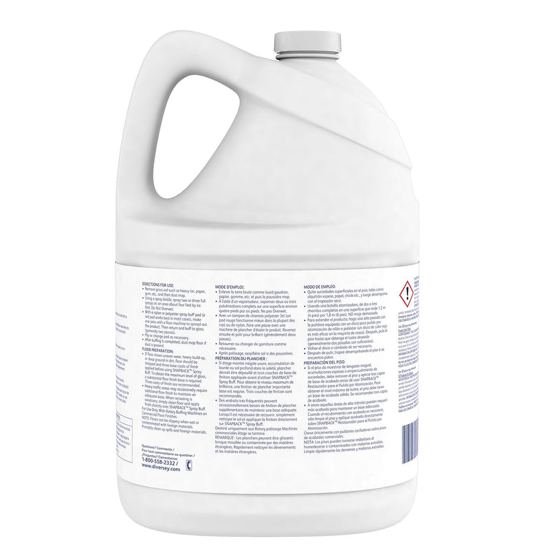 Diversey Snapback Finish, 128 Oz., 4/Carton (904116)