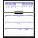 2026 AT-A-GLANCE Flip-A-Week 7" x 5.5" Weekly Desk Calendar Refill Pages, White/Blue (SW705X-50-26)