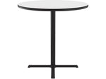 Correll 42" Round Dry-Erase Markerboard Cafe Table, Frosty White/Black (BXB42DER-80)