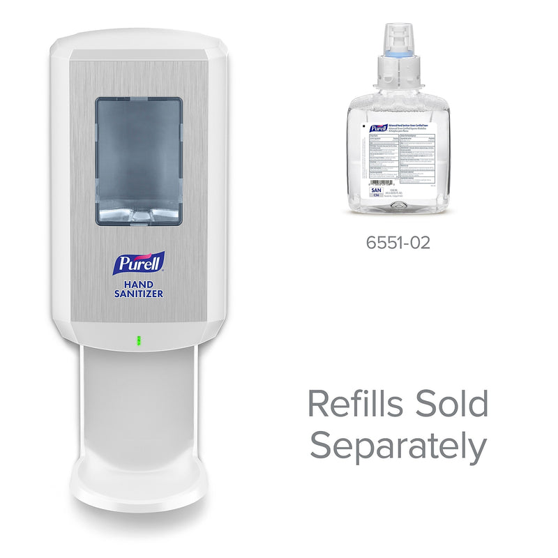 PURELL CS6 Automatic Wall Mounted Hand Sanitizer Dispenser, White (6520-01)