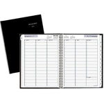 2026 AT-A-GLANCE DayMinder 8" x 11" Weekly Appointment Book Planner, Faux Leather Cover, Black (G520H-00-26)