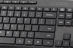 CODi Wireless Keyboard and Optical Mouse Combo, Black (KM-2B1W-R)
