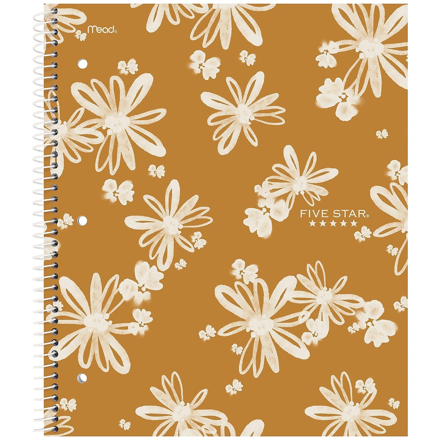 Five Star Soft Petals 1-Subject Notebooks, 8.5" x 11", College-Ruled, 80 Sheets, Assorted Colors, 2/Pack (820331)