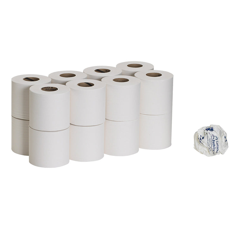 SofPull Mini 2-Ply Center-Pull Toilet Paper, White, 500 Sheets/Roll, 16 Rolls/Carton (19516)