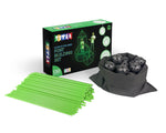 Tytan Toys Glow-in-the-Dark Fort Building Set, 130 Pieces (ACTYT026)