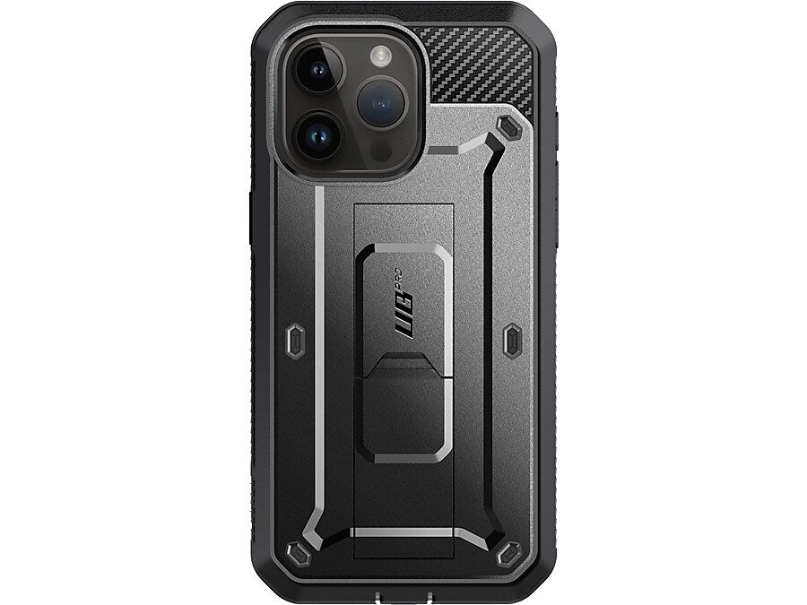 SUPCASE Unicorn Beetle PRO Rugged Case for iPhone 15 Pro Max, Shock-Absorbing, Black (SUP-iPhone2023Max-6.7-UBPro-SP-Black)