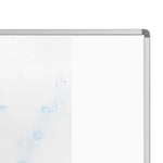 Luxor Magnetic Porcelain Dry-Erase Whiteboard, Aluminum Frame, 36"W x 24"H (DEWM001)