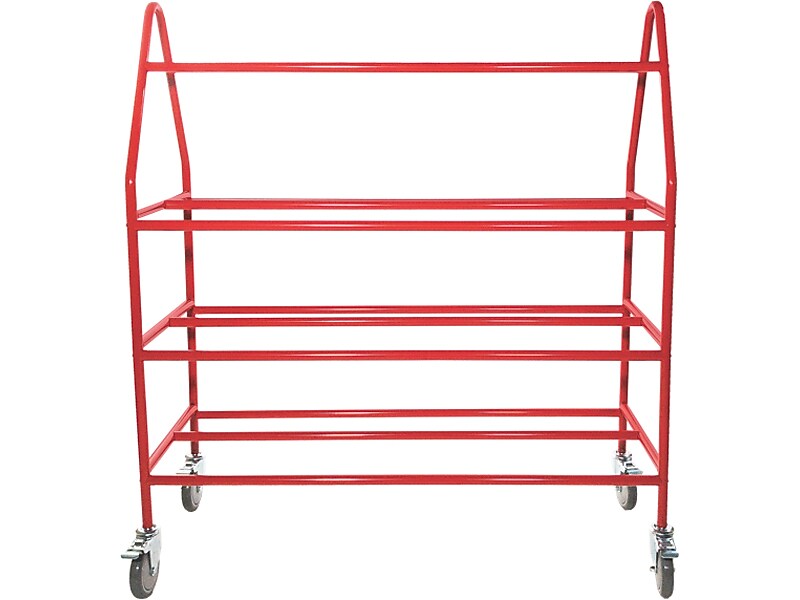 Champion Sports Deluxe Pro Basketball Cart, Red (BRCPRO)