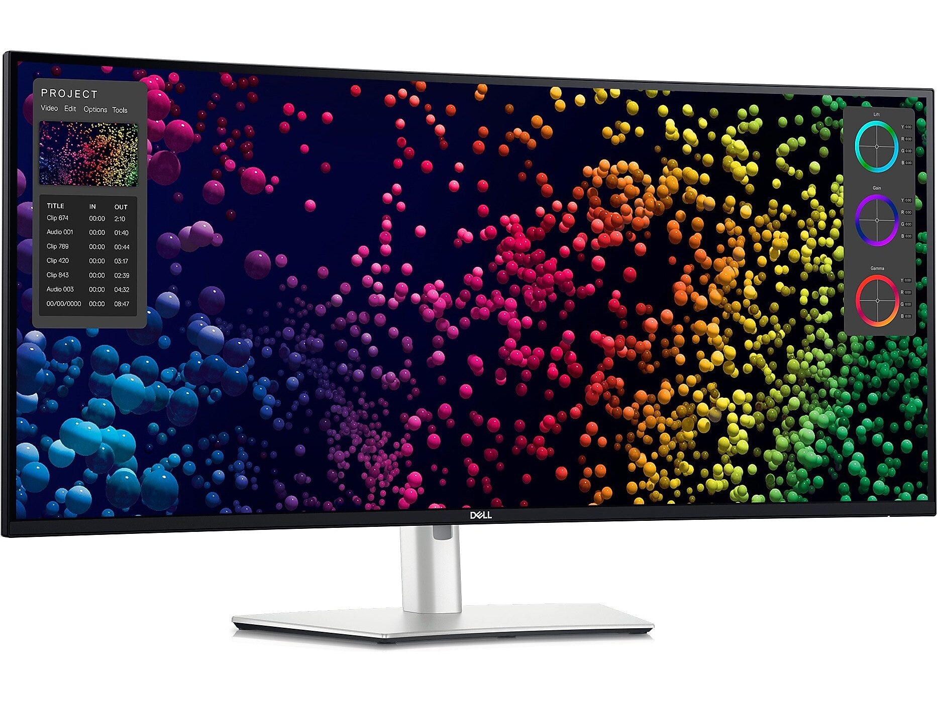Dell UltraSharp 40" Curved 4K Ultra HD 120 Hz LED Monitor, Silver/Black (DELL-U4025QW)