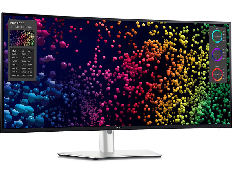 Dell UltraSharp 40" Curved 4K Ultra HD 120 Hz LED Monitor, Silver/Black (DELL-U4025QW)